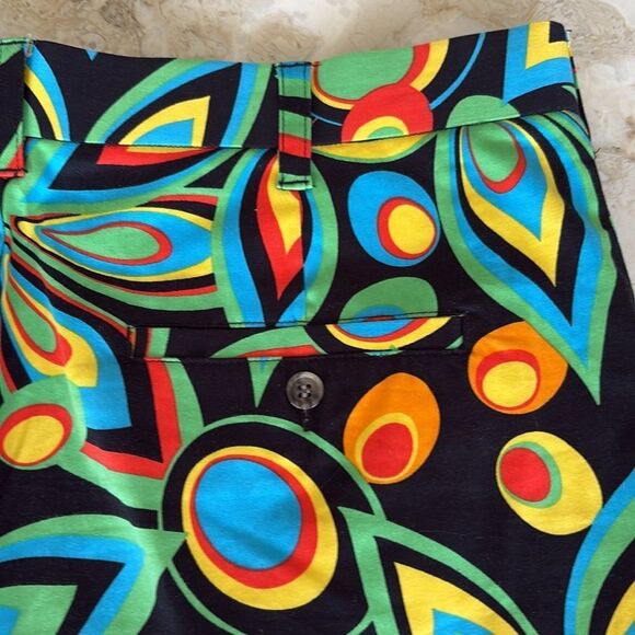 Loudmouth Bermuda Golf Shorts - Shagadelic  Black - Picture 6 of 13
